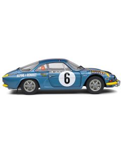 Alpine A110 1600S #6 Jean-Claude Andruet - Pierre Pagani "Rallye Montecarlo" (1972) "Competition" Series 1/18 Diecast Model Car by Solido