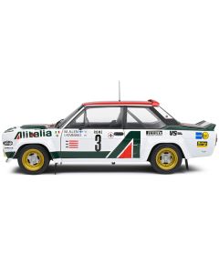 Fiat 131 Abarth #3 Markku Alen - Ilkka Kivimaki 3rd Place "Rallye Montecarlo" (1979) "Competition" Series 1/18 Diecast Model Car by Solido