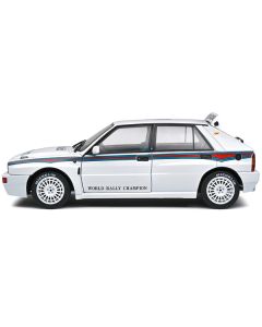 1992 Lancia Delta HF Integrale Evo 1 Martini 6 White with Blue and Red Stripes "World Rally Champion - Martini Racing" 1/18 Diecast Model Car by Solido