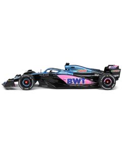 Alpine A523 Blue Edition "BWT" Formula One F1 "Presentation Version" (2023) "Competition" Series 1/18 Diecast Model Car by Solido