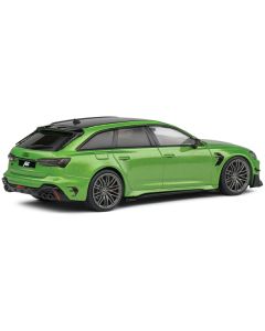 2022 Audi ABT RS 6-R Java Green Metallic with Black Top 1/43 Diecast Model Car by Solido