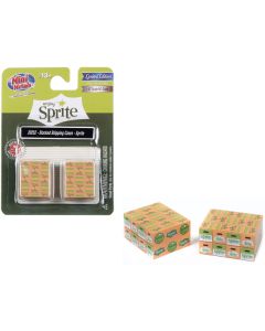 Stacked Shipping Cases "Sprite" Set of 2 pieces "Mini Metals" Series for 1/87 (HO) Scale Models by Classic Metal Works