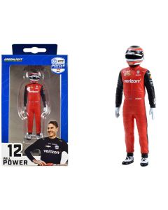 "NTT IndyCar Series" #12 Will Power Driver Figure "Verizon 5G - Team Penske" for 1/18 Scale Models by Greenlight