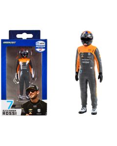 "NTT IndyCar Series" #7 Alexander Rossi Driver Figure "McLaren - Arrow McLaren" for 1/18 Scale Models by Greenlight