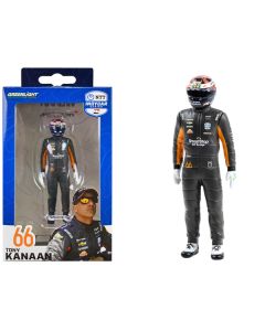 "NTT IndyCar Series" #66 Tony Kanaan Driver Figure "SmartStop Self Storage - Arrow McLaren"  for 1/18 Scale Models by Greenlight