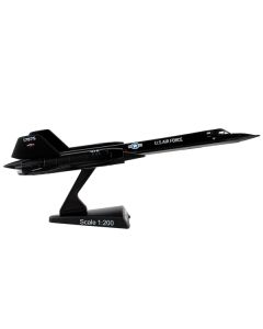 Lockheed SR-71 Blackbird Aircraft "United States Air Force" 1/200 Diecast Model Airplane by Postage Stamp