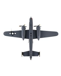 North American B-25J Mitchell Bomber Aircraft "Briefing Time" United States Air Force 1/100 Diecast Model Airplane by Postage Stamp