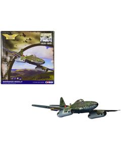 Messerschmitt Me262A-1A Fighter Aircraft "LT. Walter Hagenah III - Jagdeschwader 7 Larz Airfield Germany" (1945) German Luftwaffe "The Aviation Archive" Series 1/72 Diecast Model by Corgi