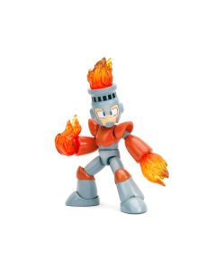 Fire Man 5.5" Moveable Figure with Accessories and Alternate Head and Hands "Mega Man" (1987) Video Game model by Jada