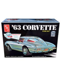 Skill 2 Model Kit 1963 Chevrolet Corvette Stingray 1/25 Scale Model by AMT