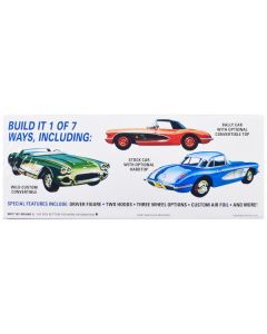 Skill 2 Model Kit 1960 Chevrolet Corvette 7-in-1 Kit 1/25 Scale Model by MPC