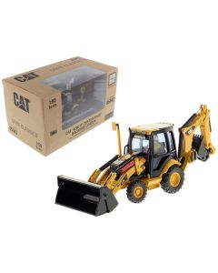 CAT Caterpillar 420E Center Pivot Backhoe Loader with Working Tools with Operator "Core Classics Series" 1/50 Diecast Model by Diecast Masters