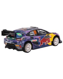 Ford Puma Rally1 #19 Sebastien Loeb - Isabelle Galmiche "M-Sport Ford WRT" Winner "Monte Carlo Rally" (2022) 1/18 Model Car by Top Speed 