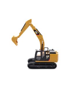 CAT Caterpillar 320F L Hydraulic Excavator Yellow and Black 1/64 Diecast Model by Diecast Masters