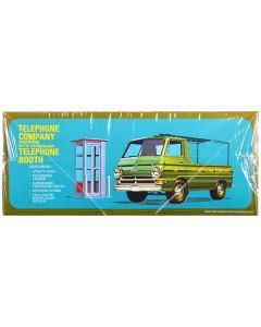 Skill 2 Model Kit 1966 Dodge A100 Pickup Truck "Touch Tone Terror" with Cardboard Accessories 1/25 Scale Model by AMT