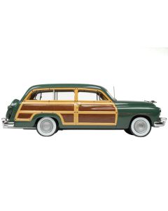 1949 Mercury Woodie Meadow Green with Yellow and Woodgrain Sides and Green Interior Limited Edition to 200 pieces Worldwide 1/43 Model Car by Goldvarg Collection