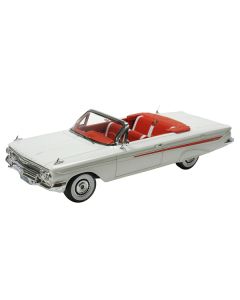 1961 Chevrolet Impala Convertible White with Red Interior Limited Edition to 240 pieces Worldwide 1/43 Model Car by Goldvarg Collection