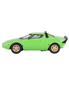 Lancia Stratos HF Stradale Verde Chiaro Green Limited Edition to 1200 pieces Worldwide 1/64 Diecast Model Car by Mini GT