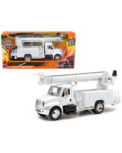 International 4200 Digger Service Truck White "Long Haul Trucker" Series 1/43 Diecast Model by New Ray