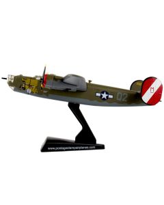 Consolidated B-24J Liberator Bomber Aircraft "Witchcraft 467th Bomb Group 790 Bomb Squadron" United States Army Air Forces 1/163 Diecast Model Airplane by Postage Stamp