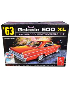 Skill 2 Model Kit 1963 Ford Galaxie 500 XL 3-in-1 Kit 1/25 Scale Model by AMT