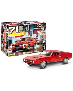 Level 4 Model Kit 1971 Ford Mustang Mach 1 James Bond 007 "Diamonds Are Forever" (1971) Movie 1/25 Scale Model by Revell