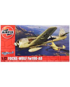 Level 1 Model Kit Focke-Wulf Fw190-A8 Fighter Aircraft 1/72 Plastic Model Kit by Airfix