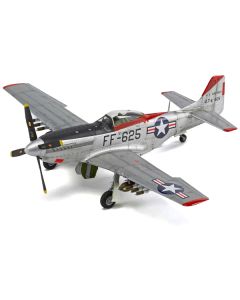 Level 2 Model Kit North American F-51D Mustang Fighter Aircraft with 3 Scheme Options 1/48 Plastic Model Kit by Airfix