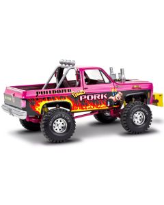 Level 4 Model Kit 1978 Chevrolet Blazer Pickup Truck "Pulled Pork Pulldozer" 1/24 Scale Model by Revell