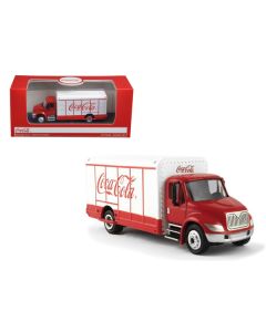 "Coca-Cola" Beverage Truck Red and White 1/87 Diecast Model by Motorcity Classics