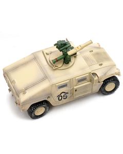 M1046 HUMVEE Tow Missile Carrier Desert Camouflage "E Troop 9th Regiment 2nd Brigade Combat Team 3rd Infantry Division (Mechanized) Iraq" (2003) "Military Miniature" Series 1/64 Diecast Model by Panzerkampf