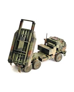 United States M142 High Mobility Artillery Rocket System (HIMARS) Green Camouflage "NEO Dragon Armor" Series 1/72 Plastic Model by Dragon Models