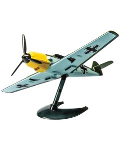 Skill 1 Model Kit Messerschmitt BF109 Snap Together Painted Plastic Model Airplane Kit by Airfix Quickbuild