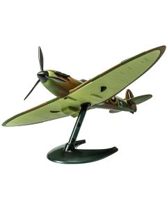 Skill 1 Model Kit Spitfire Snap Together Painted Plastic Model Airplane Kit by Airfix Quickbuild