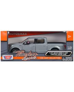 2019 RAM 1500 Laramie Crew Cab Pickup Truck Gray "Timeless Legends" Series 1/27 Diecast Model Car by Motormax