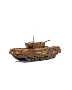 Churchill Mk.III Tank "ESK Squadron HQ C Squadron 3rd Battalion Scots Guards 6th Guards Armoured Brigade" (1943) British Royal Army "Military Legends" Series 1/50 Diecast Model by Corgi