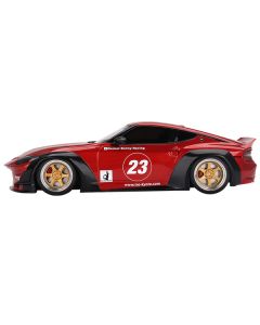 Nissan Z (RZ34) #23 Passion Red Metallic "Pandem - Rocket Bunny" 1/18 Model Car by Top Speed