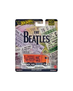 Hiway Hauler Orange with Concert Ticket Graphics "The Beatles" "Pop Culture" Series Diecast Model Car by Hot Wheels