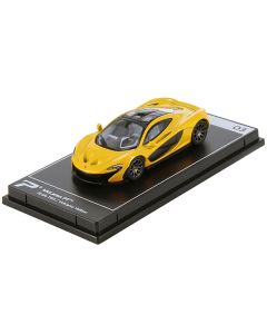 McLaren P1 Volcano Yellow Metallic with Black Top "Hypercar League Collection" 1/64 Diecast Model Car by PosterCars