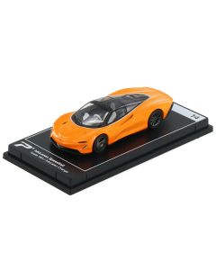 McLaren Speedtail McLaren Orange with Black Top "Hypercar League Collection" 1/64 Diecast Model Car by PosterCars