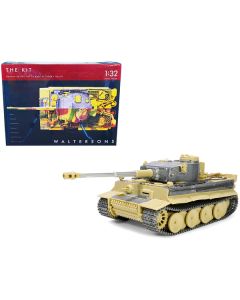 Skill 4 Model Kit German Sd.Kfz.181 Pz.Kpfw VI Tiger I (Early Production Model) Heavy Tank "Schwere Panzerabteilung 505 No. 100 Kursk" (July 1943) 1/32 Scale Model by Metal Proud