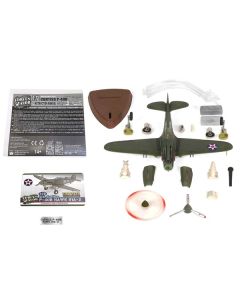 Curtiss P-40B HAWK 81A-2 (P-8127) Aircraft Fighter "47th Pursuit Squadron (15th Pursuit Group) Serial : 316/15P Hawaiian Islands Pearl Habor" (7 December 1941) "WW2 Aircrafts Series" 1/72 Diecast Model by Forces of Valor