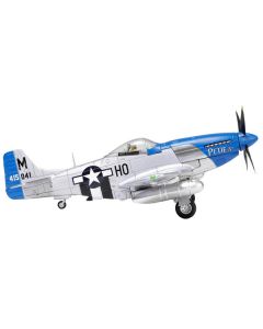 North American Aviation P-51D Mustang Aircraft Fighter "Petie 3rd Lt. Col. John C. Meyer 487th Fighter Squadron 352nd Fighter Group USAAF" (1944) "WW2 Aircrafts Series" 1/72 Diecast Model by Forces of Valor