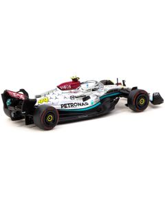 Mercedes-AMG F1 W13 E Performance #44 Lewis Hamilton 2nd Place Formula One F1 "Sao Paulo GP" (2022) "Global64" Series 1/64 Diecast Model Car by Tarmac Works