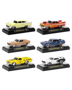 "Ground Pounders" 6 Cars Set Release 27 IN DISPLAY CASES Limited Edition 1/64 Diecast Model Cars by M2 Machines