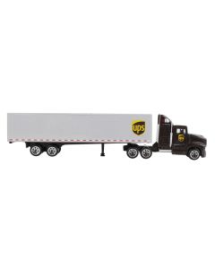 UPS Truck with Trailer Brown "United Parcel Service" Diecast Model by Daron