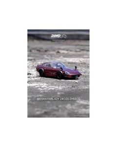 Nissan Fairlady 240ZG (HS30) RHD (Right Hand Drive) Maroon 1/64 Diecast Model Car by Inno Models