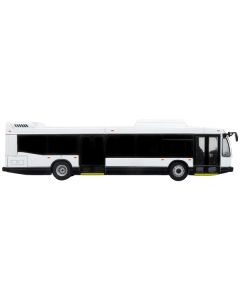 Nova Bus LFSd Transit Bus Plain White Limited Edition to 504 pieces Worldwide "The Bus and Motorcoach Collection" 1/87 (HO) Diecast Model by Iconic Replicas