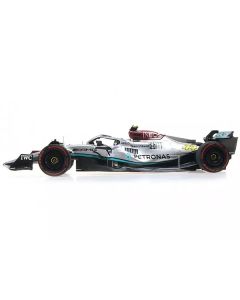 Mercedes-AMG F1 W13 E Performance #44 Lewis Hamilton 2nd Place Formula One F1 "Brazilian GP" (2022) with Driver Limited Edition to 336 pieces Worldwide 1/18 Diecast Model Car by Minichamps