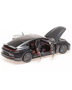 2020 Porsche Panamera Turbo S Gray Metallic "CLDC Exclusive" Series 1/18 Diecast Model Car by Minichamps